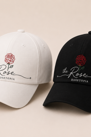 BONÉ BORDADO THE ROSE - OPÇÃO 60 - PRODUÇÃO PREMIUM SOB ENCOMENDA E LIMITADA