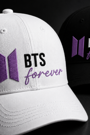 BONÉ BORDADO BTS - OPÇÃO 28 - 5 DIAS ÚTEIS PARA ENVIO