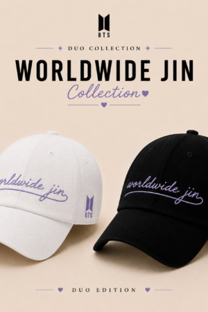 BONÉ BORDADO JIN - OPÇÃO 37 - PRODUÇÃO PREMIUM SOB ENCOMENDA E LIMITADA