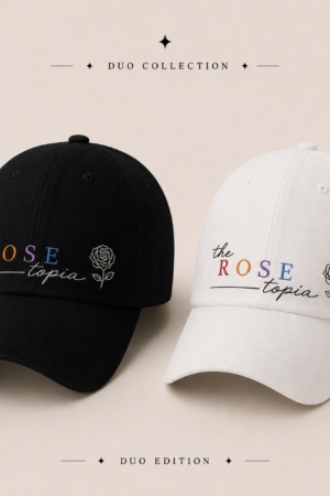 BONÉ BORDADO THE ROSE - OPÇÃO 5 - PRODUÇÃO PREMIUM SOB ENCOMENDA E LIMITADA