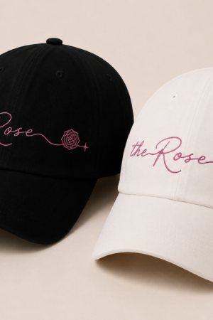 BONÉ BORDADO THE ROSE - OPÇÃO 38 - PRODUÇÃO PREMIUM SOB ENCOMENDA E LIMITADA