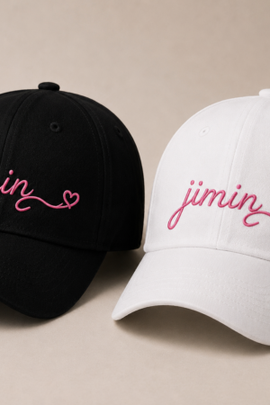 BONÉ BORDADO PARK JIMIN - OPÇÃO 5 - 5 DIAS ÚTEIS PARA ENVIO