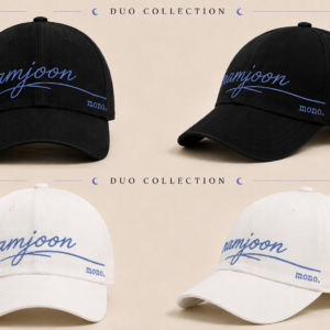 BONÉ BORDADO NAMJOON - OPÇÃO 16 - PRODUÇÃO PREMIUM SOB ENCOMENDA E LIMITADA