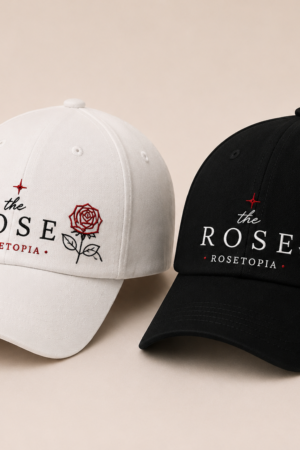 BONÉ BORDADO THE ROSE - OPÇÃO 65 - PRODUÇÃO PREMIUM SOB ENCOMENDA E LIMITADA