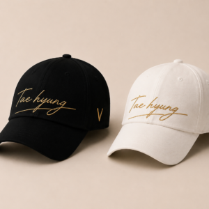 BONÉ BORDADO TAEHYUNG - OPÇÃO 21 - PRODUÇÃO PREMIUM SOB ENCOMENDA E LIMITADA