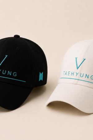 BONÉ BORDADO TAEHYUNG - OPÇÃO 31 - PRODUÇÃO PREMIUM SOB ENCOMENDA E LIMITADA