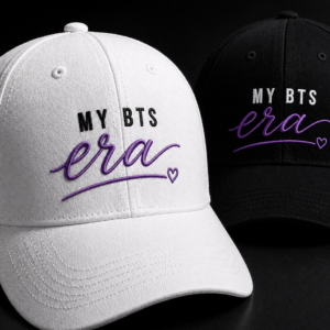 BONÉ BORDADO BTS - OPÇÃO 13 -  PRODUÇÃO PREMIUM SOB ENCOMENDA E LIMITADA