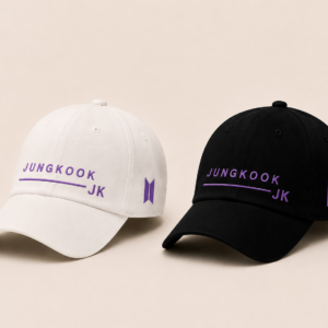 BONÉ BORDADO JUNGKOOK - OPÇÃO 29 - PRODUÇÃO PREMIUM SOB ENCOMENDA E LIMITADA