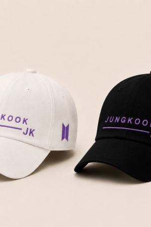 BONÉ BORDADO JUNGKOOK - OPÇÃO 29 - PRODUÇÃO PREMIUM SOB ENCOMENDA E LIMITADA
