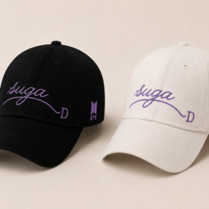 BONÉ BORDADO SUGA - OPÇÃO 19 - PRODUÇÃO PREMIUM SOB ENCOMENDA E LIMITADA