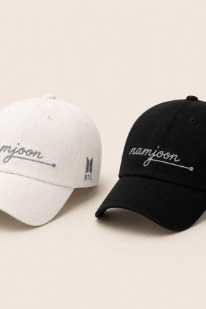 BONÉ BORDADO NAMJOON - OPÇÃO 38 - PRODUÇÃO PREMIUM SOB ENCOMENDA E LIMITADA