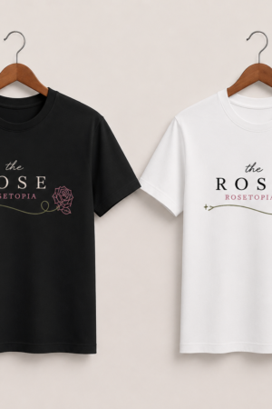 CAMISETA THE ROSE - OPÇÃO 11 - T-SHIRT FEMININA - 3 DIAS ÚTEIS PARA ENVIO