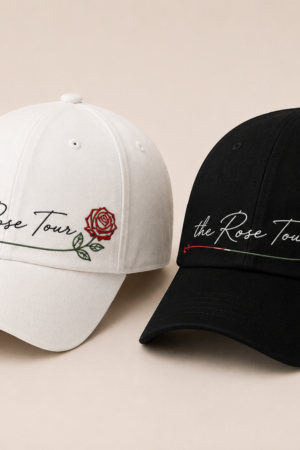 BONÉ BORDADO THE ROSE - OPÇÃO 61 - PRODUÇÃO PREMIUM SOB ENCOMENDA E LIMITADA