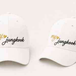 BONÉ BORDADO JUNGKOOK - OPÇÃO 4 - PRODUÇÃO PREMIUM SOB ENCOMENDA E LIMITADA