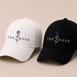 BONÉ BORDADO THE ROSE - OPÇÃO 24 - PRODUÇÃO PREMIUM SOB ENCOMENDA E LIMITADA