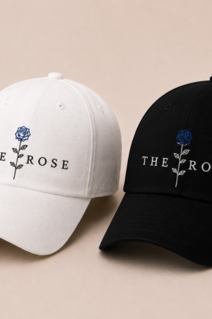 BONÉ BORDADO THE ROSE - OPÇÃO 78 - PRODUÇÃO PREMIUM SOB ENCOMENDA E LIMITADA