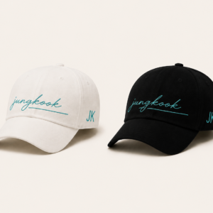 BONÉ BORDADO JUNGKOOK - OPÇÃO 32 - PRODUÇÃO PREMIUM SOB ENCOMENDA E LIMITADA