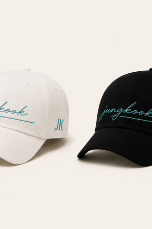BONÉ BORDADO JUNGKOOK - OPÇÃO 25 - PRODUÇÃO PREMIUM SOB ENCOMENDA E LIMITADA