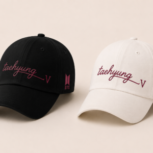 BONÉ BORDADO TAEHYUNG - OPÇÃO 49 - PRODUÇÃO PREMIUM SOB ENCOMENDA E LIMITADA