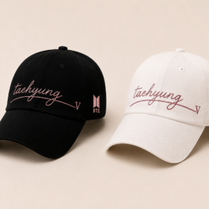 BONÉ BORDADO TAEHYUNG - OPÇÃO 13 - PRODUÇÃO PREMIUM SOB ENCOMENDA E LIMITADA