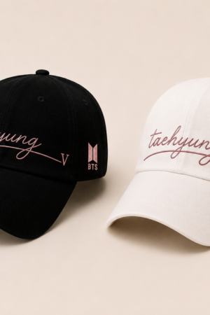 BONÉ BORDADO TAEHYUNG - OPÇÃO 13 - PRODUÇÃO PREMIUM SOB ENCOMENDA E LIMITADA