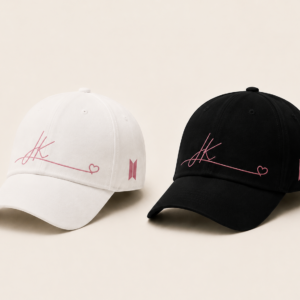BONÉ BORDADO JUNGKOOK - OPÇÃO 24 - PRODUÇÃO PREMIUM SOB ENCOMENDA E LIMITADA