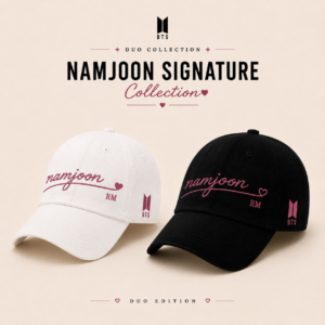 BONÉ BORDADO NAMJOON - OPÇÃO 31 - PRODUÇÃO PREMIUM SOB ENCOMENDA E LIMITADA