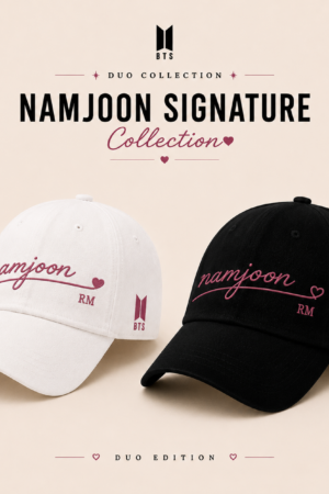 BONÉ BORDADO NAMJOON - OPÇÃO 31 - PRODUÇÃO PREMIUM SOB ENCOMENDA E LIMITADA