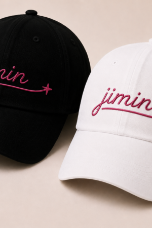 BONÉ BORDADO PARK JIMIN - OPÇÃO 6 - 5 DIAS ÚTEIS PARA ENVIO
