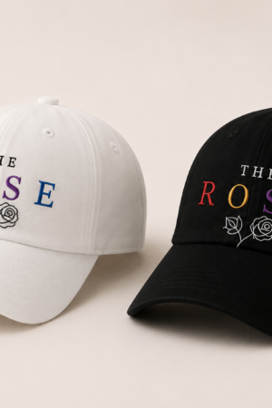 BONÉ BORDADO THE ROSE - OPÇÃO 48 - PRODUÇÃO PREMIUM SOB ENCOMENDA E LIMITADA