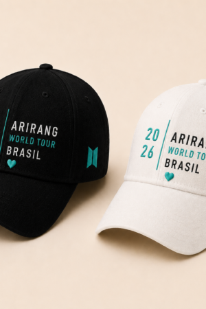 BONÉ BORDADO BTS - OPÇÃO 4 - PRODUÇÃO PREMIUM SOB ENCOMENDA E LIMITADA