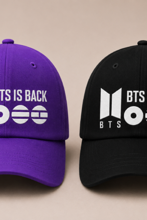 BONÉ BORDADO BTS - OPÇÃO 75 - 5 DIAS ÚTEIS PARA ENVIO