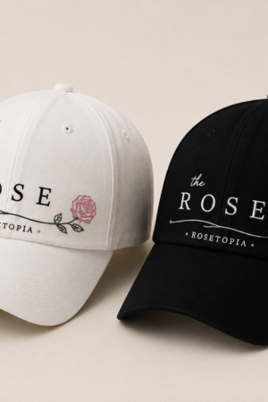 BONÉ BORDADO THE ROSE - OPÇÃO 82 - PRODUÇÃO PREMIUM SOB ENCOMENDA E LIMITADA