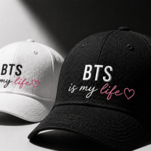 BONÉ BORDADO BTS - OPÇÃO 19 -  PRODUÇÃO PREMIUM SOB ENCOMENDA E LIMITADA