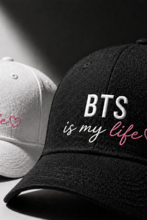 BONÉ BORDADO BTS - OPÇÃO 19 - 5 DIAS ÚTEIS PARA ENVIO