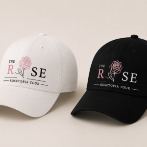 BONÉ BORDADO THE ROSE - OPÇÃO 19 - PRODUÇÃO PREMIUM SOB ENCOMENDA E LIMITADA
