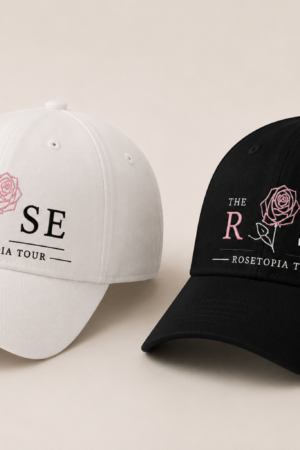 BONÉ BORDADO THE ROSE - OPÇÃO 52 - PRODUÇÃO PREMIUM SOB ENCOMENDA E LIMITADA
