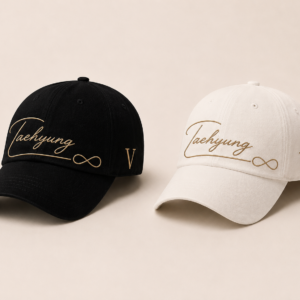 BONÉ BORDADO TAEHYUNG - OPÇÃO 17 - PRODUÇÃO PREMIUM SOB ENCOMENDA E LIMITADA