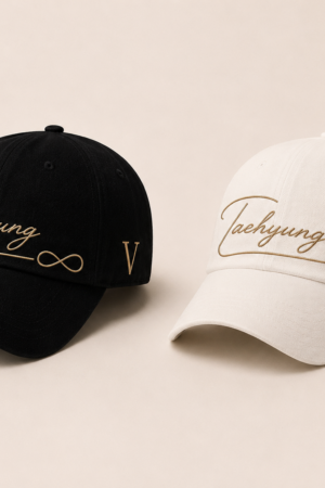 BONÉ BORDADO TAEHYUNG - OPÇÃO 17 - PRODUÇÃO PREMIUM SOB ENCOMENDA E LIMITADA
