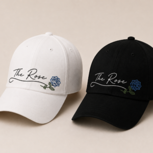 BONÉ BORDADO THE ROSE - OPÇÃO 18 - PRODUÇÃO PREMIUM SOB ENCOMENDA E LIMITADA