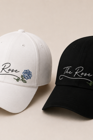 BONÉ BORDADO THE ROSE - OPÇÃO 79 - PRODUÇÃO PREMIUM SOB ENCOMENDA E LIMITADA