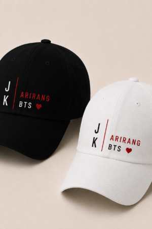 BONÉ BORDADO JUNGKOOK - OPÇÃO 46 - PRODUÇÃO PREMIUM SOB ENCOMENDA E LIMITADA