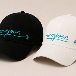 BONÉ BORDADO NAMJOON - OPÇÃO 10 - PRODUÇÃO PREMIUM SOB ENCOMENDA E LIMITADA