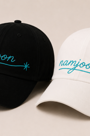 BONÉ BORDADO NAMJOON - OPÇÃO 10 - PRODUÇÃO PREMIUM SOB ENCOMENDA E LIMITADA