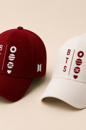 BONÉ BORDADO BTS - OPÇÃO 92 - PRODUÇÃO PREMIUM SOB ENCOMENDA E LIMITADA