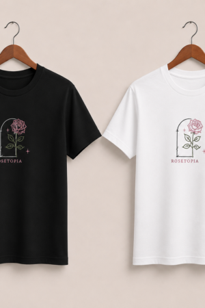 CAMISETA THE ROSE - OPÇÃO 10 - T-SHIRT FEMININA - 3 DIAS ÚTEIS PARA ENVIO