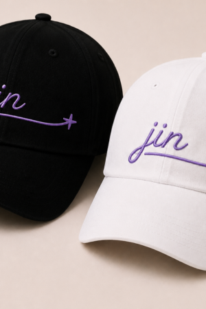 BONÉ BORDADO JIN - OPÇÃO 6 - 5 DIAS ÚTEIS PARA ENVIO
