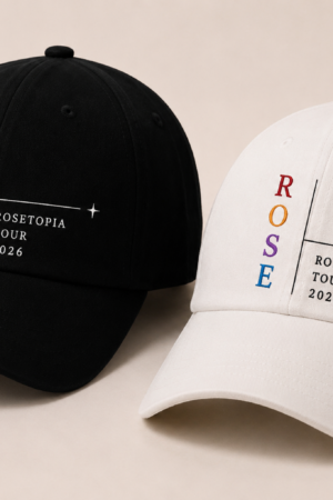 BONÉ BORDADO THE ROSE - OPÇÃO 14 - PRODUÇÃO PREMIUM SOB ENCOMENDA E LIMITADA