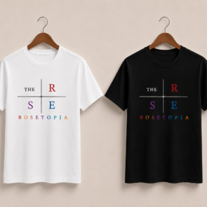 CAMISETA THE ROSE - OPÇÃO 20 - UNISSEX - 3 DIAS ÚTEIS PARA ENVIO