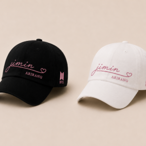 BONÉ BORDADO PARK JIMIN - OPÇÃO 35 - PRODUÇÃO PREMIUM SOB ENCOMENDA E LIMITADA